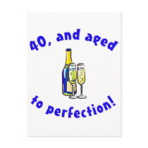 Vintage 40th Birthday Gag Gifts postcards by birthdaygifts Vintage 40th Birthday Gag Gifts postcards