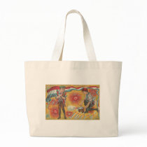 Vintage 4th of July Art Tote Bags