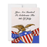 Vintage 4th Of July BBQ Invitation