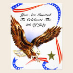 Vintage 4th Of July BBQ Invitation invitations