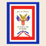 Vintage 4th Of July BBQ Invitation invitations