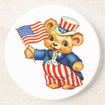 Vintage 4th Of July Coaster