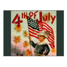 Vintage 4th of July Postcard