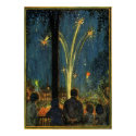 Vintage 4th of July poster posters