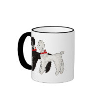Vintage 50's Poodle Mug