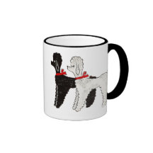 Vintage 50's Poodle Mug