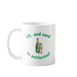 Vintage 50th Birthday Gift mug