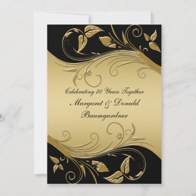    Wedding Invitations Free on Anniversary Invitations  A 50th Wedding Verse  Or Create Your Own