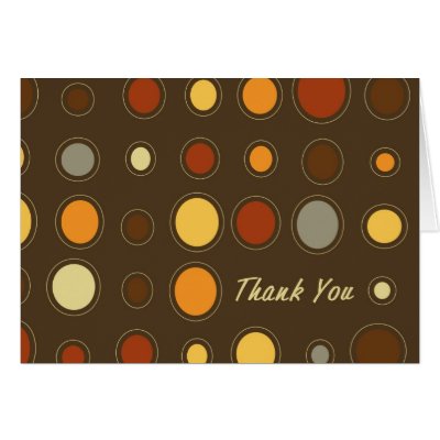Vintage 70's Dot Print Cards by BryonTiffDesign