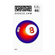 Vintage 8 Ball Stamp