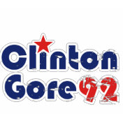 Vintage 90s Clinton Gore 1992