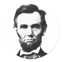 Vintage Abe Lincoln stickers
