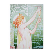 Vintage Absinthe Advertisement Post Card