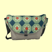 Vintage Abstract Fabric Messenger Bag messenger bags