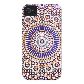Vintage Abstract Floral Pattern Case-Mate iPhone 4 Case