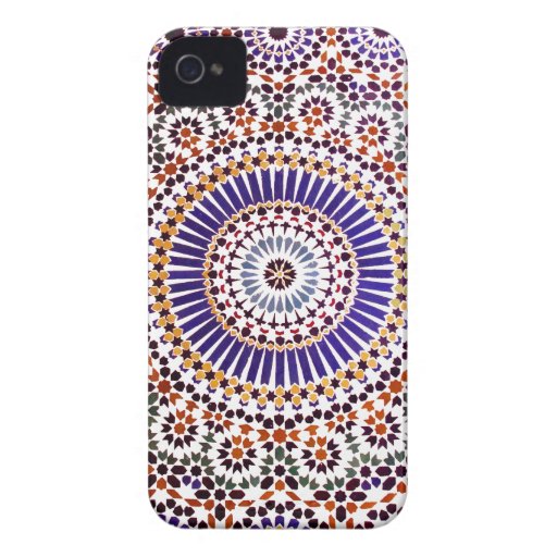 Vintage Abstract Floral Pattern Case-Mate iPhone 4 Case