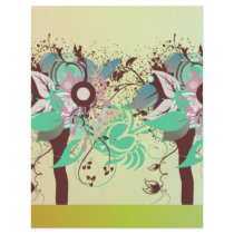 vintage abstract trees flyers