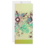 vintage abstract trees personalized rack card