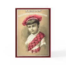 "Vintage ad-1854-Nichols Peruvian Bark & Iron Greeting Cards