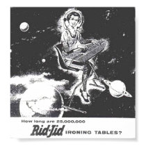 Vintage Ad ~ 40s Ad Rid-Jid Ironing Table Poster posters by Regella Vintage Ad ~ 40s Ad Rid-Jid Ironing Table Poster posters