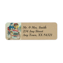 Vintage Address Labels - Small