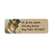 Vintage Address Labels - Small