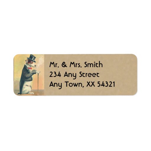Vintage Address Labels Small Zazzle