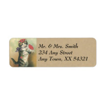 Vintage Address Labels - Small