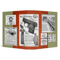 Vintage ads 3 ring binder