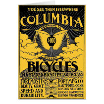 Vintage Advertisement - Columbia Bicycles Cards