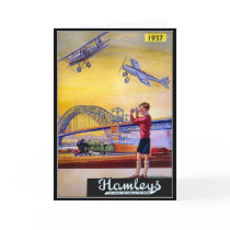 Vintage Advertisement: Hanleys Toy Airplane cards