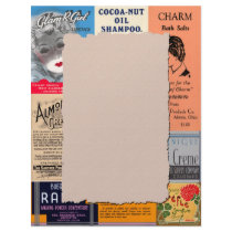 Vintage Advertisement Letterhead Stationery