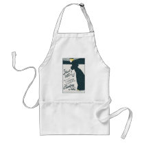 Vintage Advertising  - Woman Skating in Snow Storm aprons