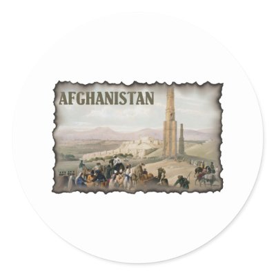 Vintage Afghanistan Stickers