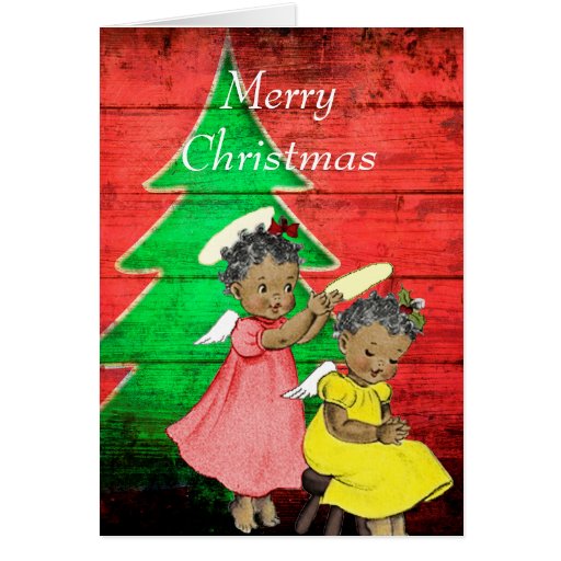 Vintage African American Christmas Card | Zazzle