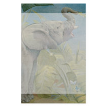 Vintage African Elephant in the Jungle, EJ Detmold Stationery Paper