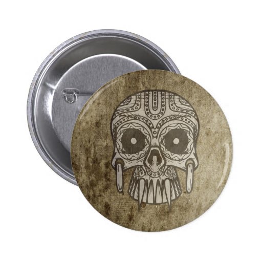 Vintage African Skull Buttons