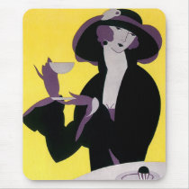 Vintage Afternoon Tea Party Mousepad
