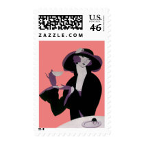 Vintage Afternoon Tea Party Postage