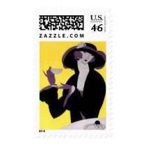 Vintage Afternoon Tea Party Postage Stamp