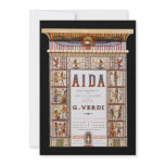 Vintage Aida Opera Poster Announcements