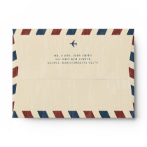 Vintage Airmail A6 Envelope