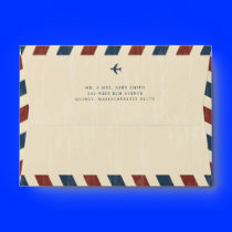 Vintage Airmail A6 Envelope
