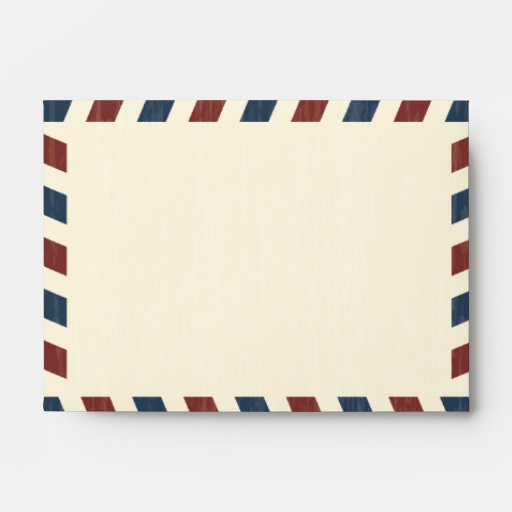 Vintage Airmail A6 Envelope | Zazzle