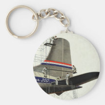 Vintage Airplane Maintenance Keychains