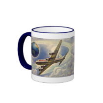 Vintage Airplane mugs