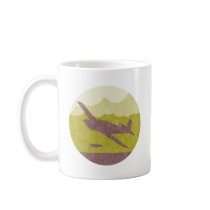 Vintage Airplane Coffee Mug