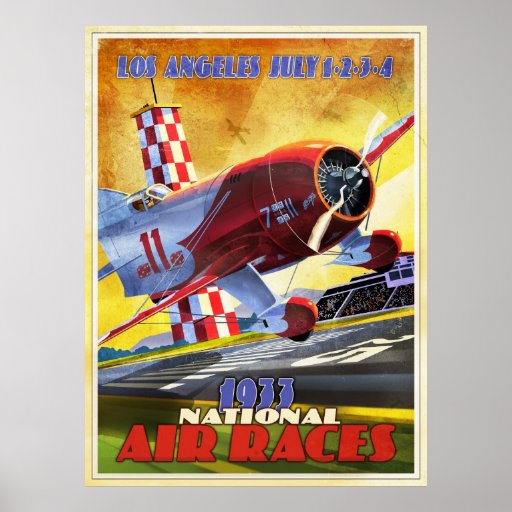 Vintage Airplane Poster 98