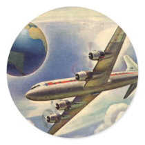 Vintage Airplane stickers by YesterdayCafe Vintage Airplane stickers