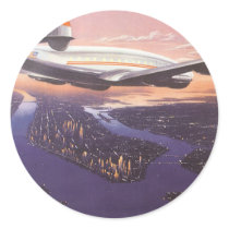Vintage Airplane stickers